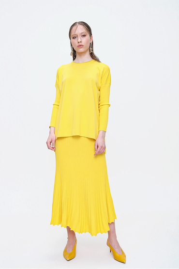 Nuss 116 Sıkma Kol Merserize Tunik