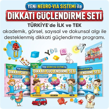 Adeda Dikkati Güçlendirme Seti 2 Yaş