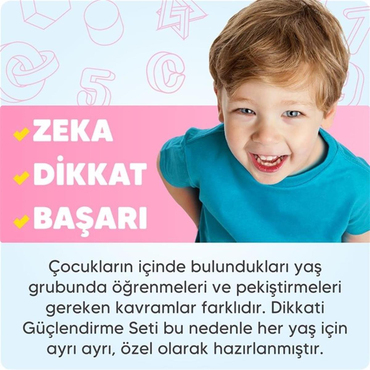 Adeda Dikkati Güçlendirme Seti 2 Yaş