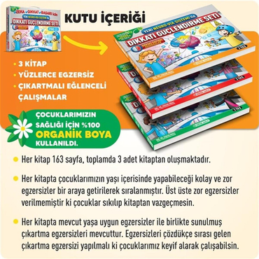 Adeda Dikkati Güçlendirme Seti 3 Yaş