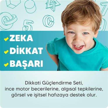 Adeda Dikkati Güçlendirme Seti 4 Yaş