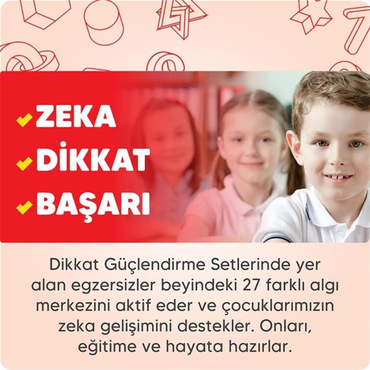 Adeda Dikkati Güçlendirme Seti 5 Yaş