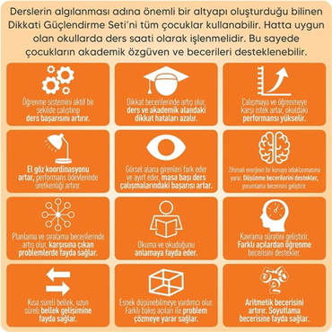 Adeda Dikkati Güçlendirme Seti 6 Yaş