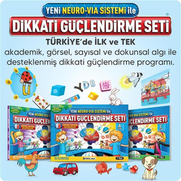 Adeda Dikkati Güçlendirme Seti 7 Yaş (1.Sınıf)