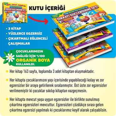 Adeda Dikkati Güçlendirme Seti 8 Yaş (2.Sınıf)