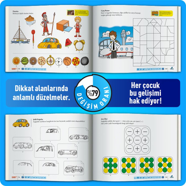 Adeda Dikkati Güçlendirme Seti Mixt 6-7 Yaş