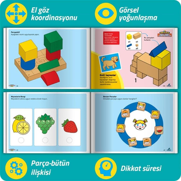Adeda Dikkati Güçlendirme Seti Plus 3 Yaş