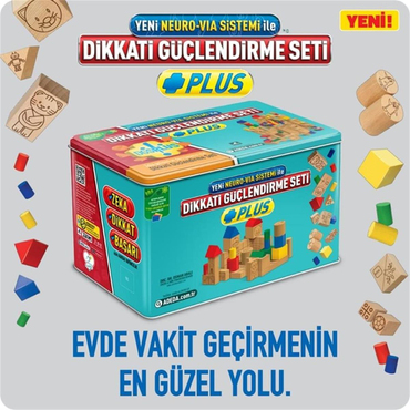 Adeda Dikkati Güçlendirme Seti Plus 3 Yaş