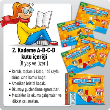 Adeda Etkin Okuma Ve Anlama Seti - 2.Kademe