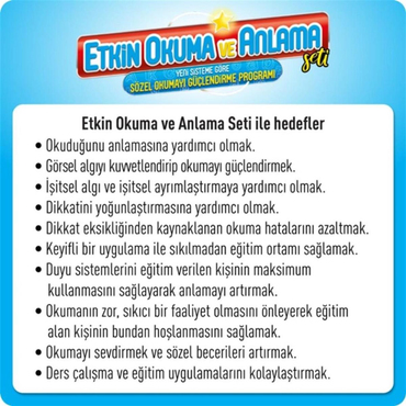 Adeda Etkin Okuma Ve Anlama Seti - 2.Kademe
