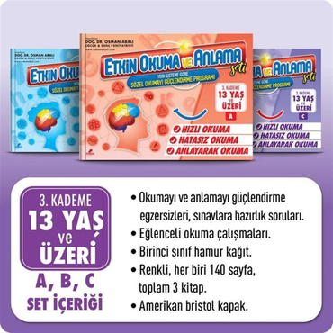 Adeda Etkin Okuma Ve Anlama Seti - 3.Kademe