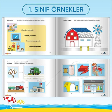 Adeda Tatil Etkinlikleri Kitabı - 1.Sınıf