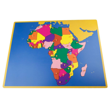 Afrika Kıtası Haritası Puzzle