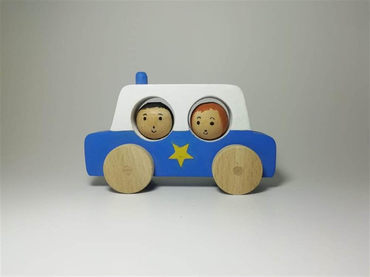 Ahşap Polis Aracı