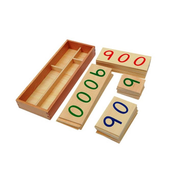 Ahşap Sayı Kartları ( Küçük Boy )