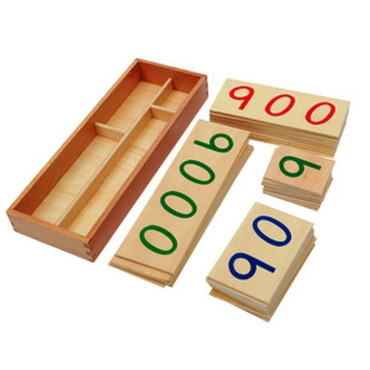 Ahşap Sayı Kartları ( Küçük Boy )