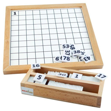 Ahşap Yüzlük Sayma Tablası