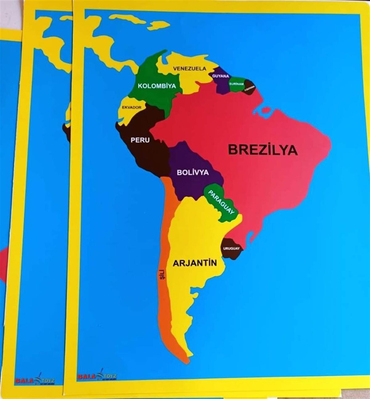 Asya Kıtası Puzzle Kontrol Kartları