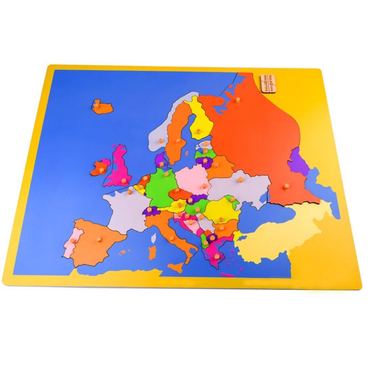 Avrupa Kıtası Haritası Puzzle