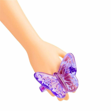 Barbie Çiçekli Elbiseli, Siyah Saçlı