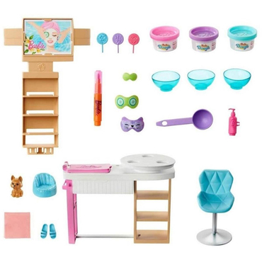 Barbie Yüz Bakımı Yapıyor Oyun Seti /Barbie Wellness