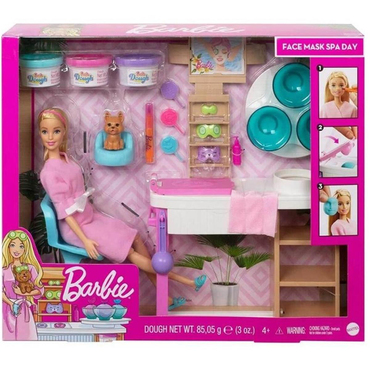 Barbie Yüz Bakımı Yapıyor Oyun Seti /Barbie Wellness