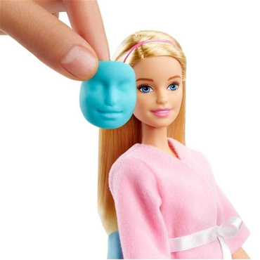 Barbie Yüz Bakımı Yapıyor Oyun Seti /Barbie Wellness
