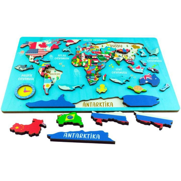 Bayraklı Ülke Puzzle