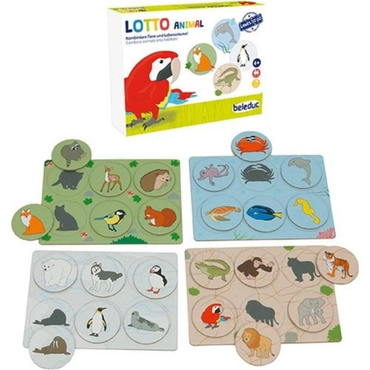 Beleduc Active Kids / Lotto Animal – Vahşi Doğa Tombala