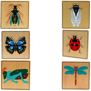 Böcekler 6’lı Puzzle Set