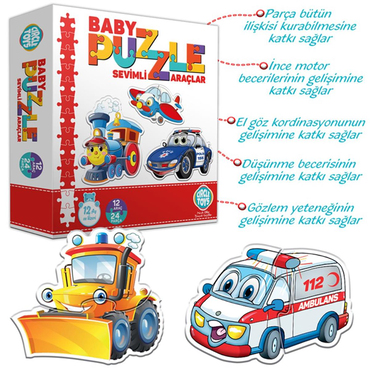 Circle Toys Baby Puzzle Araçlar