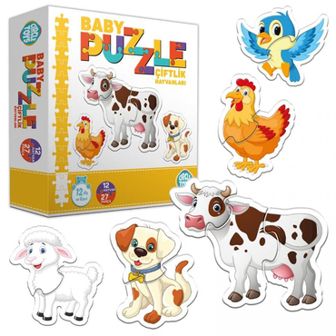 Circle Toys Baby Puzzle Çiftlik Hayvanları