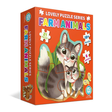 Circle Toys Lovely Puzzle Farm Anımals