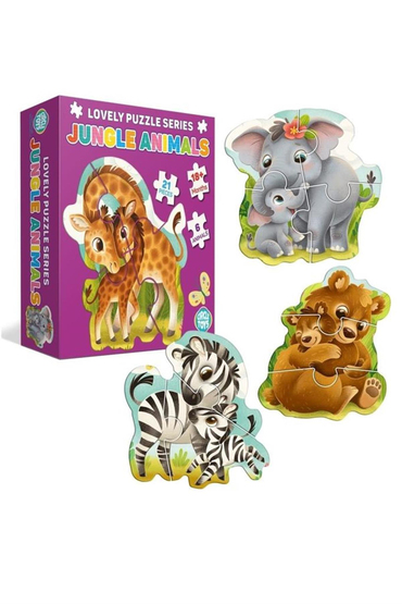 Circle Toys Lovely Puzzle Jungle Anımals