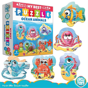 Circle Toys My Best Puzzle Ocean Anımals