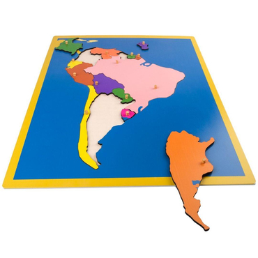 Güney Amerika Haritası Puzzle