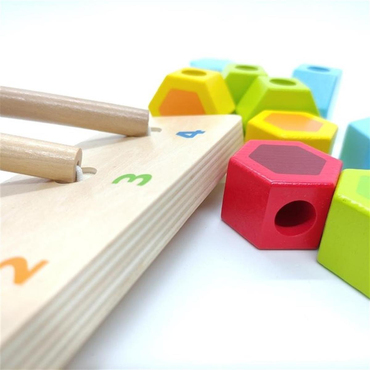 Hape Eğitici Ahşap Dizme Blokları