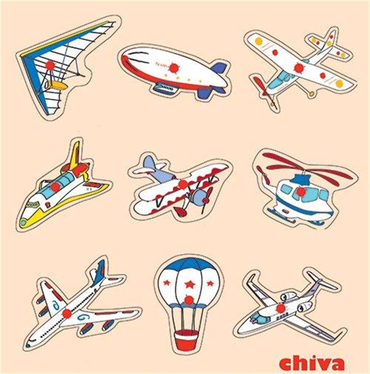 Hava Taşıtları Ahşap Puzzle