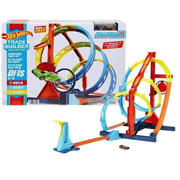 Hot Wheels Track Builder Spiral Dönüşlü Pist Seti