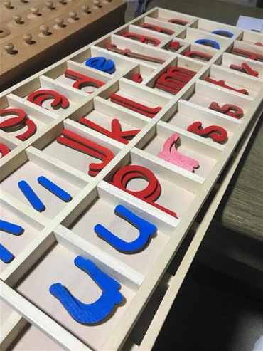 Kesme Harfler - Hareketli Alfabe Harf Takımı ( Küçük Harfler )