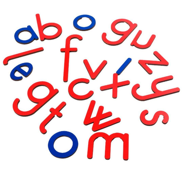 Kesme Harfler - Hareketli Alfabe Küçük Harfler Kutusuz