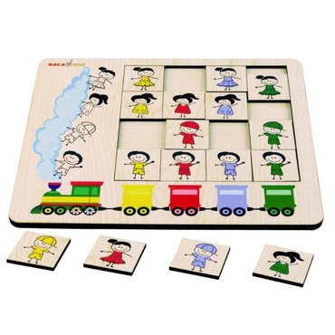 Kodlamaya Giriş Renkler Puzzle STEM