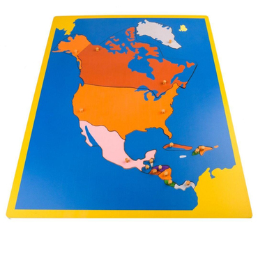 Kuzey Amerika Haritası Puzzle