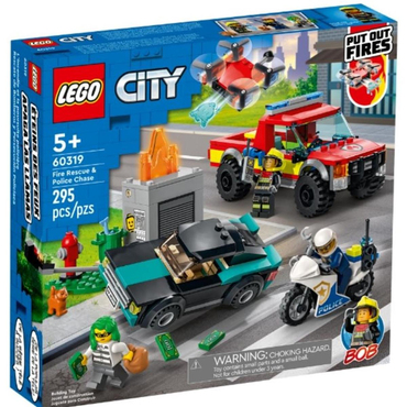 Lego City   Itfaiye Kurtarma Operasyonu Ve Polis Takibi