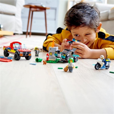 Lego City   Itfaiye Kurtarma Operasyonu Ve Polis Takibi