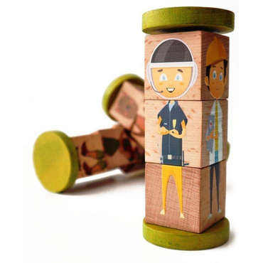 Meslekler Çevirmeli Puzzle