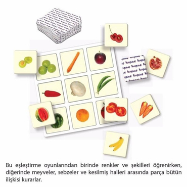 Meyveler Ve Sebzeler Eşleştirme