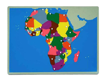 Montessori Afrika Kıtası Haritası Puzzle