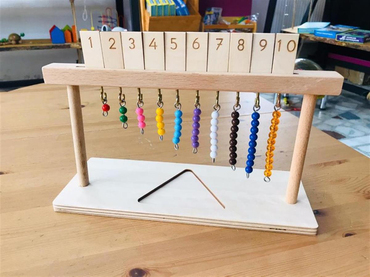 Montessori Askı Boncuk (1 - 10)