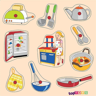 Mutfağımız Ahşap Puzzle